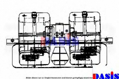 AKS DASIS 741000n -  Вентилятор салона